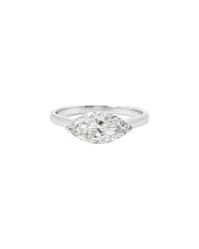 Maitre De Diamant 14k 1.52 Ct. Tw. Lab-grown Diamond Ring In Metallic