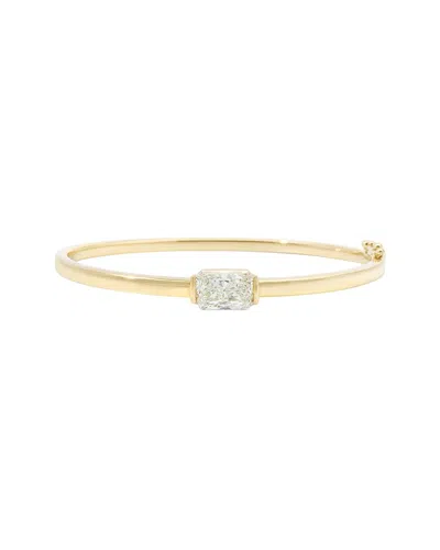 Maitre De Diamant 14k 2.01 Ct. Tw. Lab-grown Diamond Bangle In Gold