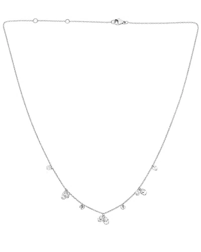 Maitre De Diamant 14k 3.16 Ct. Tw. Lab-grown Diamond Necklace In Metallic