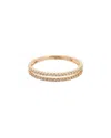 Maitre De Diamant 14k Rose Gold 0.18 Ct. Tw. Diamond Ring In Gold
