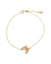 MAITRE DE DIAMANT MAITRE DE DIAMANT 18K 0.02 CT. TW. DIAMOND & PEARL BRACELET