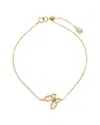 Maitre De Diamant 18k 0.02 Ct. Tw. Diamond & Pearl Bracelet