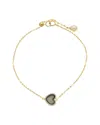 Maitre De Diamant 18k 0.02 Ct. Tw. Diamond & Pearl Bracelet