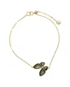 Maitre De Diamant 18k 0.02 Ct. Tw. Diamond & Pearl Bracelet