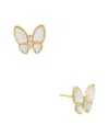Maitre De Diamant 18k 0.02 Ct. Tw. Diamond & Pearl Earrings