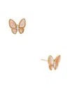 Maitre De Diamant 18k 0.02 Ct. Tw. Diamond & Pearl Earrings