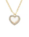 Maitre De Diamant 18k 0.02 Ct. Tw. Diamond & Pearl Necklace