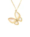 MAITRE DE DIAMANT MAITRE DE DIAMANT 18K 0.02 CT. TW. DIAMOND & PEARL NECKLACE