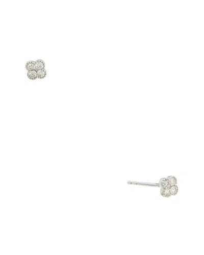 Maitre De Diamant 18k 0.14 Ct. Tw. Diamond Earrings