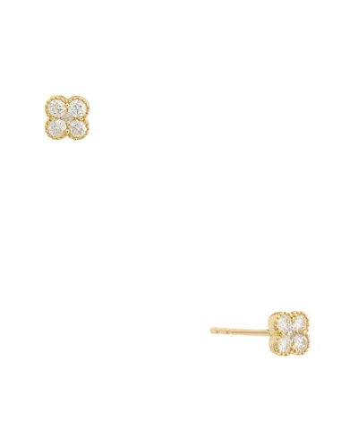 Maitre De Diamant 18k 0.26 Ct. Tw. Diamond Earrings