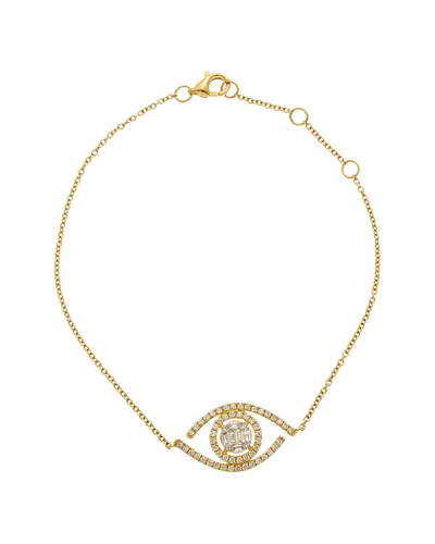 MAITRE DE DIAMANT MAITRE DE DIAMANT 18K 0.40 CT. TW. DIAMOND BRACELET