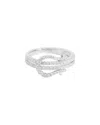 Maitre De Diamant 18k 0.71 Ct. Tw. Diamond Belt Ring