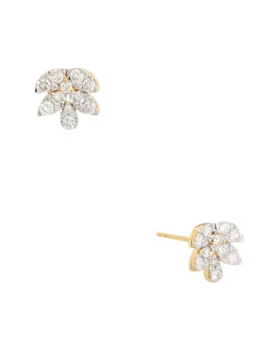 Maitre De Diamant 18k 0.75 Ct. Tw. Diamond Earrings