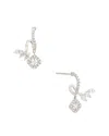 Maitre De Diamant 18k 0.78 Ct. Tw. Diamond Earrings