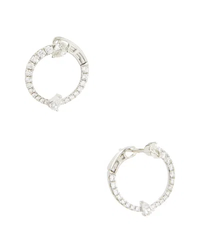 Maitre De Diamant 18k 1.04 Ct. Tw. Diamond Earrings