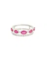 Maitre De Diamant 18k 1.58 Ct. Tw. Diamond & Ruby Ring