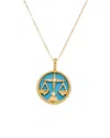 Maitre De Diamant 18k 1.60 Ct. Tw. Diamond & Turquoise Necklace
