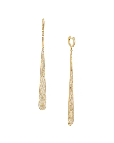 MAITRE DE DIAMANT MAITRE DE DIAMANT 18K 2.51 CT. TW. DIAMOND EARRINGS