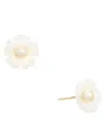 Maitre De Diamant 18k 3-4mm Pearl Earring