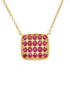 Maitre De Diamant 18k 3.17 Ct. Tw. Diamond & Ruby Necklace