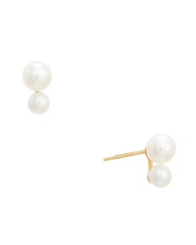 Maitre De Diamant 18k 4-5.5mm Pearl Earring