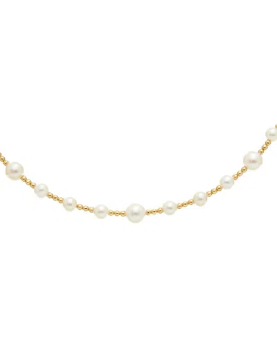 Maitre De Diamant 18k 4.5-6.5mm Pearl Necklace