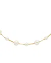 Maitre De Diamant 18k 6-9mm Pearl Necklace