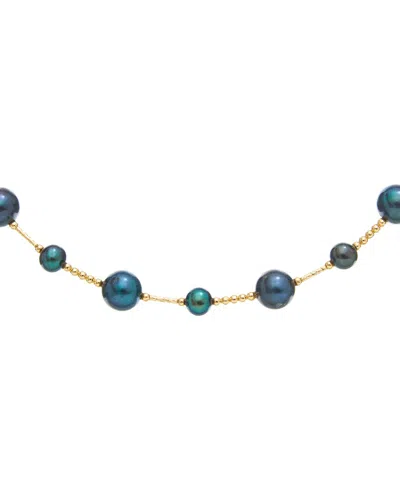 Maitre De Diamant 18k 6-9mm Pearl Necklace