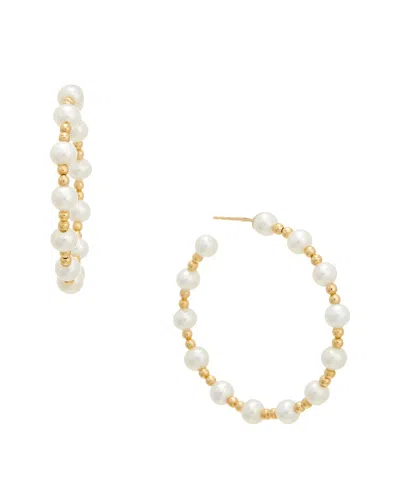 Maitre De Diamant 18k Pearl Earrings