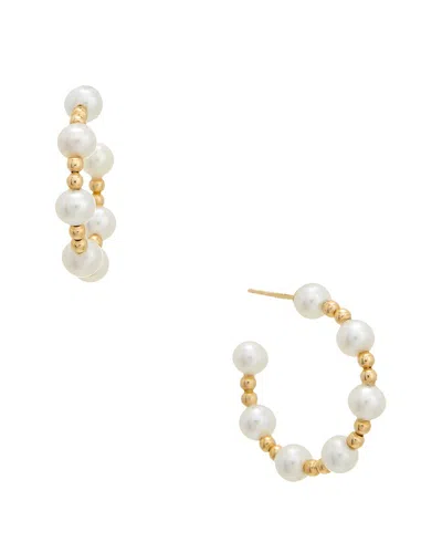 Maitre De Diamant 18k Pearl Earrings