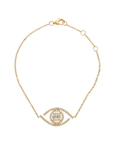 Maitre De Diamant 18k Rose Gold 0.40 Ct. Tw. Diamond Bracelet