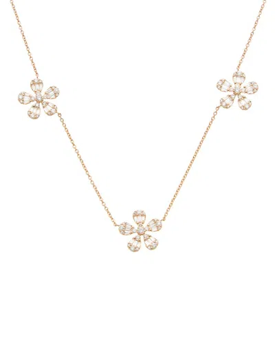 Maitre De Diamant 18k Rose Gold 1.99 Ct. Tw. Diamond Necklace
