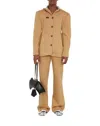 MAITREPIERRE MAITREPIERRE TROUSER CAMEL FLEECE