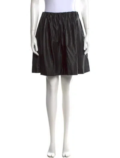 Pre-owned Maiyet Lambskin Knee-length Skirt In Black