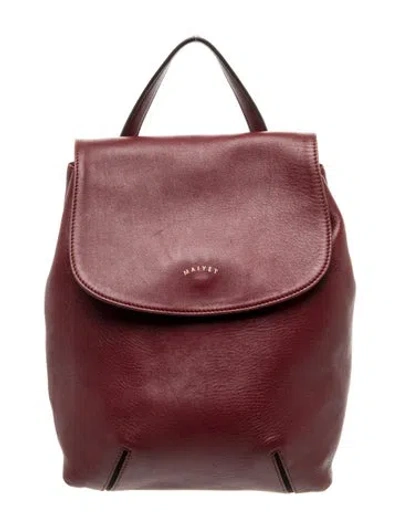 Pre-owned Maiyet Leather Backpack In Burgundy