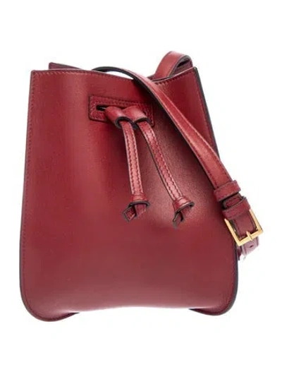 Pre-owned Maiyet Leather Bucket Bag In Red
