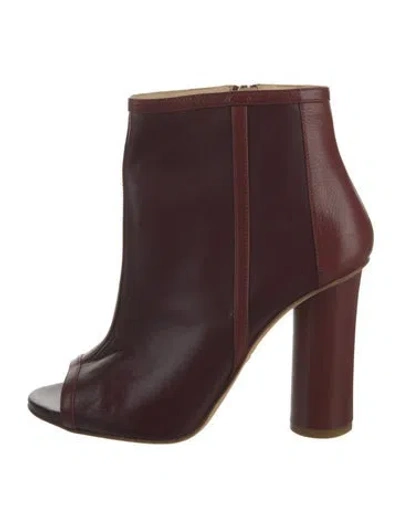 Pre-owned Maiyet Leather Pumps In Burgundy