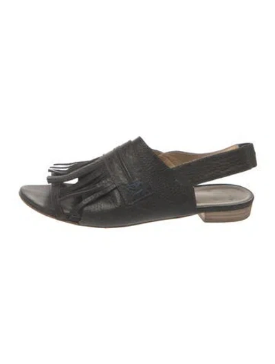 Pre-owned Maiyet Leather Sandals In Black