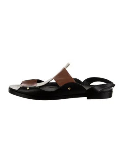 Pre-owned Maiyet Leather Sandals In Black