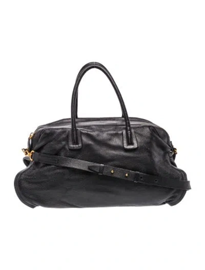 Pre-owned Maiyet Leather Top Handle Bag In Black