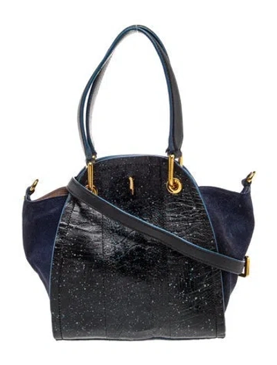 Pre-owned Maiyet Leather Top Handle Bag In Blue