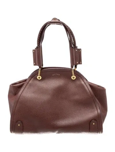Pre-owned Maiyet Leather Top Handle Bag In Brown