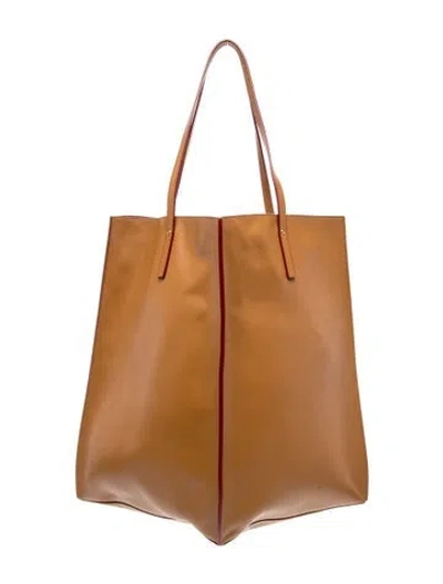 Pre-owned Maiyet Leather Tote Large In Brown