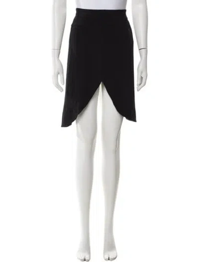 Pre-owned Maiyet Mini Skirt In Black
