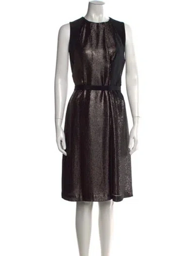 Pre-owned Maiyet Silk Knee-length Dress In Black