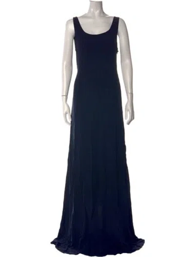 Pre-owned Maiyet Silk Long Dress In Blue