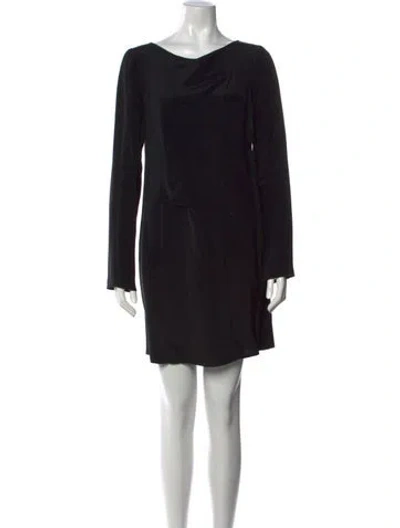 Pre-owned Maiyet Silk Mini Dress In Black