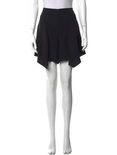 Pre-owned Maiyet Silk Mini Shorts In Black