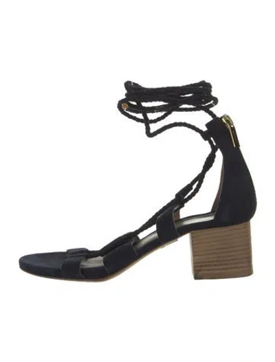 Pre-owned Maiyet Suede Gladiator Sandals In Blue