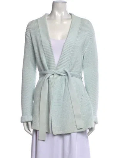 Pre-owned Maiyet V-neck Sweater In Blue